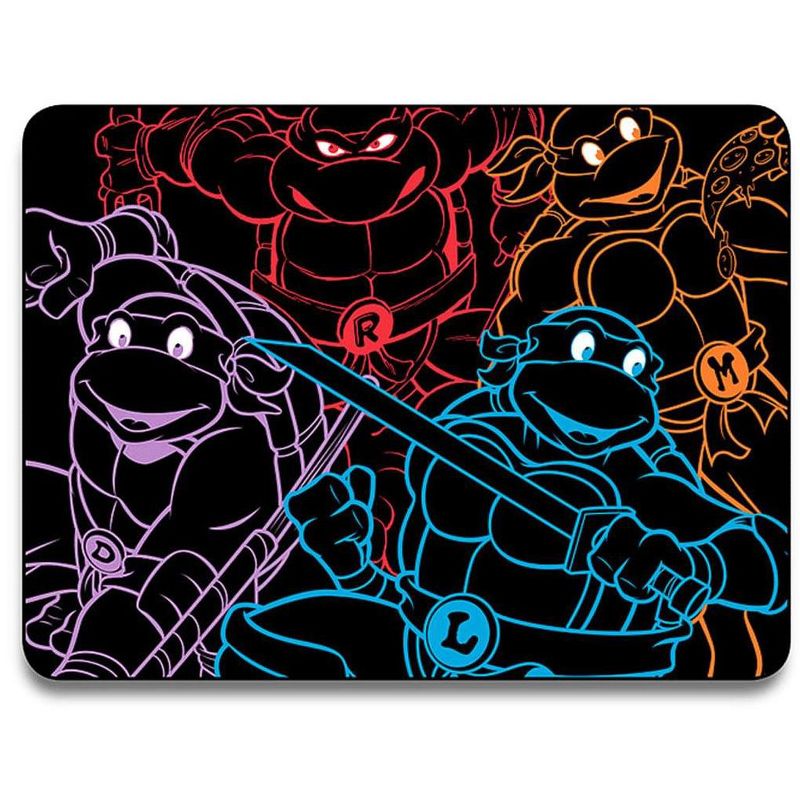 Just Funky Teenage Mutant Ninja Turtles Neon Lightweight Fleece Blanket | 45 x 60 Inches