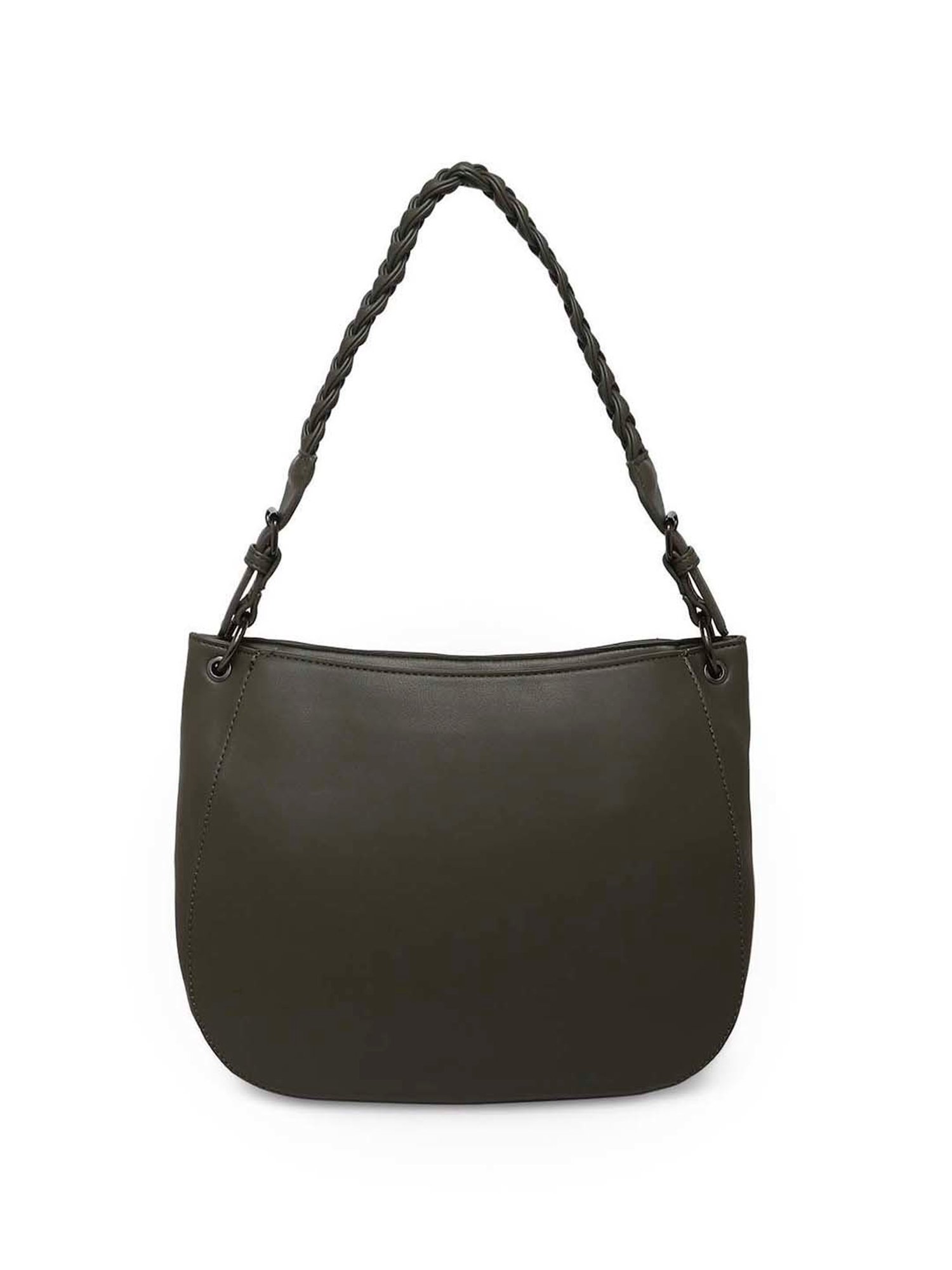 Marina Galanti Green Quilted Medium Hobo Handbag