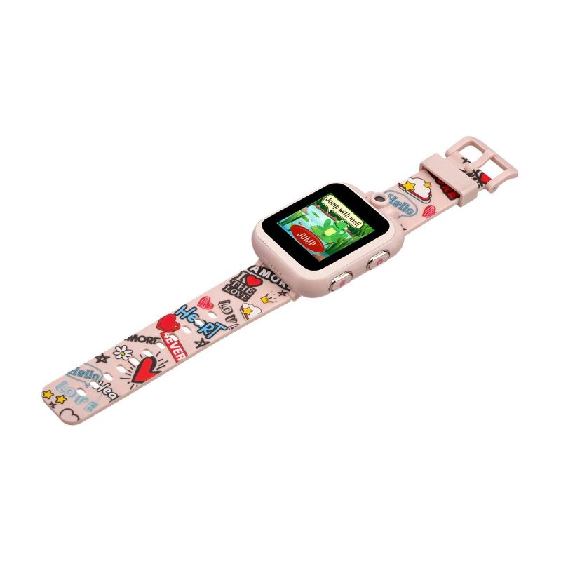 PlayZoom Interactive Educational Smartwatch for Kids 48mm - Pink Graffiti Band