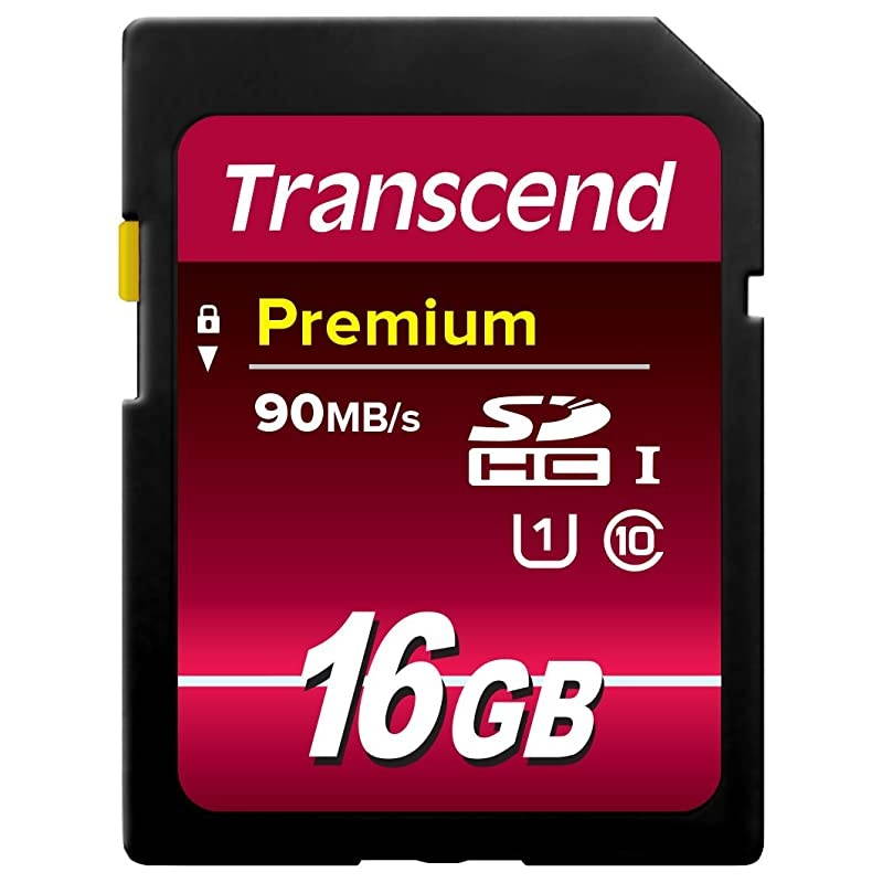 16GB SDHC Class 10 UHS1 Flash Memory Card Up to 60MBs TS16GSDU1