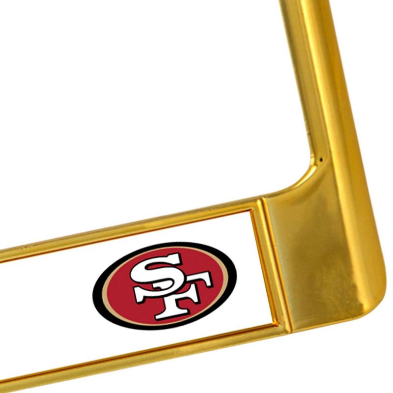 NFL San Francisco Colored Chrome License Plate Frame