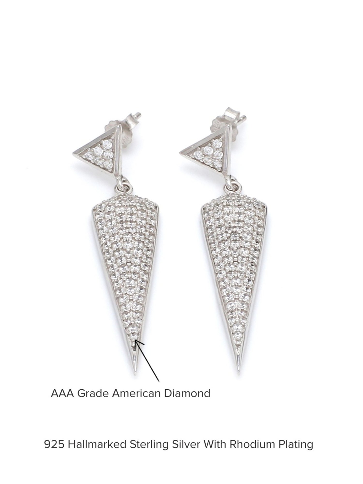 Ornate Jewels 92.5 Sterling Silver Earrings