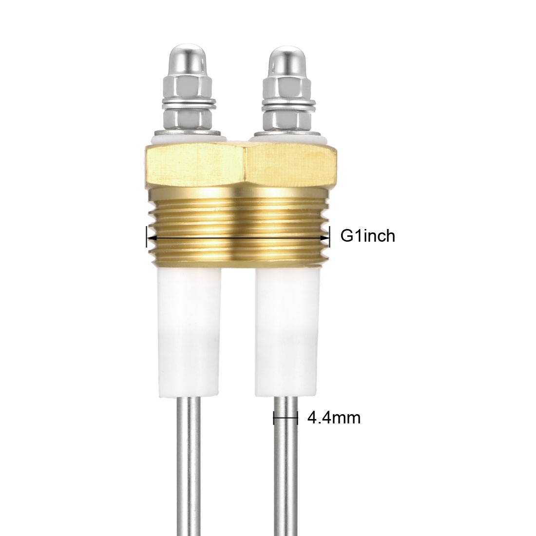 G1inch Thread Water Level 2-Pin Liquid Indicator Electrode Probe for Steam Boiler Swimming Pool