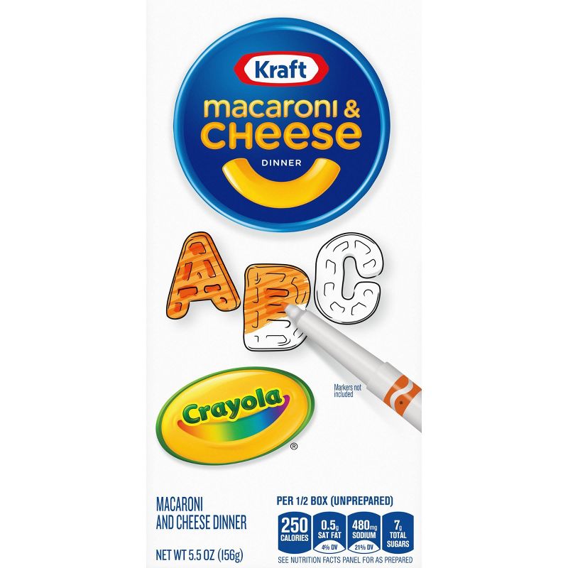 Kraft Mac & Cheese Crayola - 4pk/5.5oz