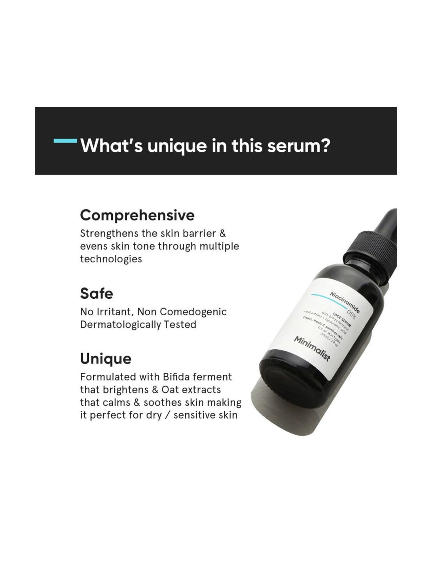 Minimalist Niacinamide 05% Face Serum- 30 ml