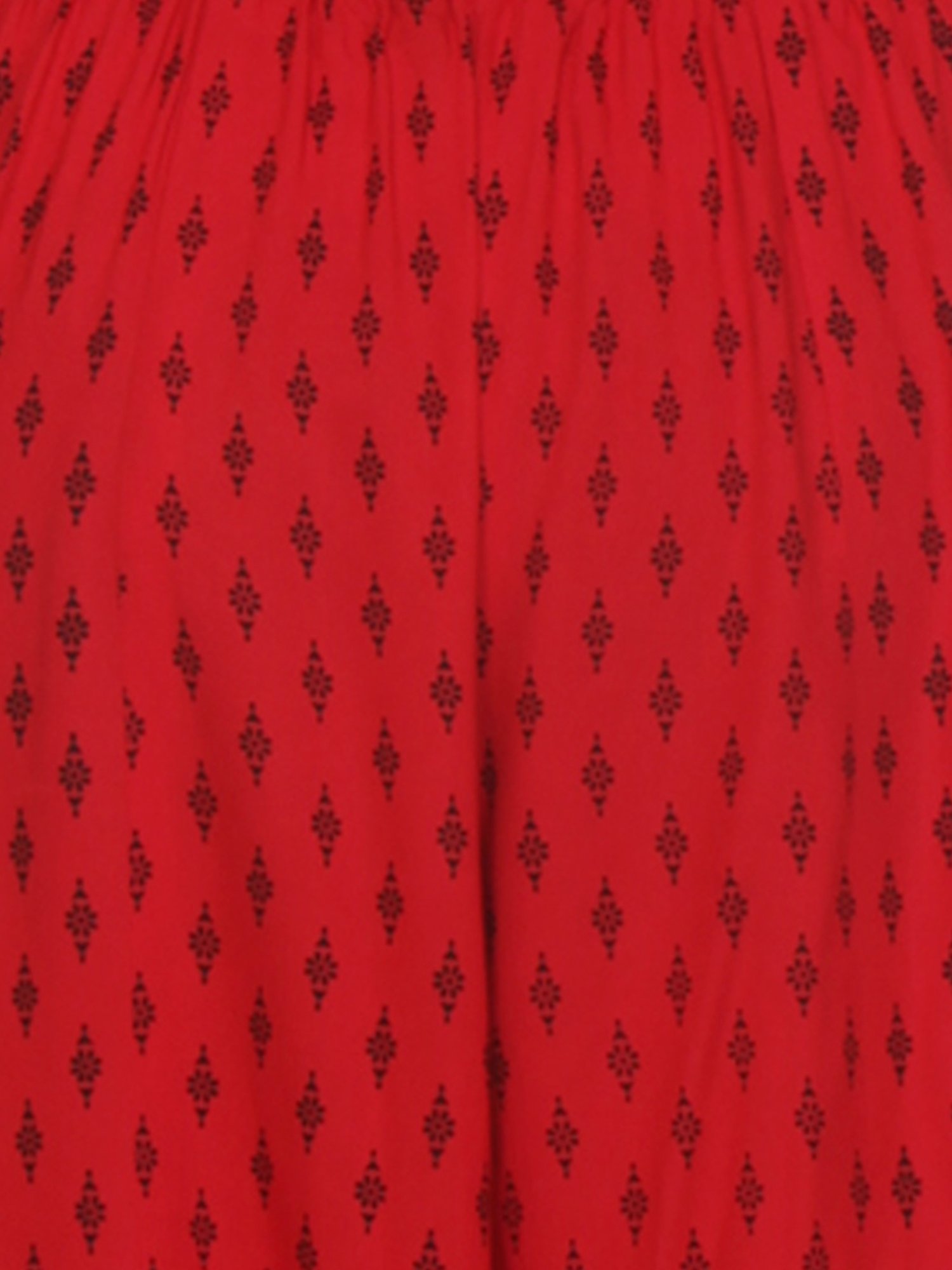 Saffron Threads Black Elasticated Palazzos