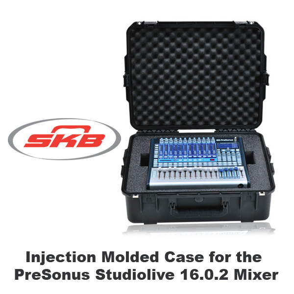 SKB 3i-2217-8B-1602 Travel Hard Case for PreSonus Studiolive 16.0.2 Mixer