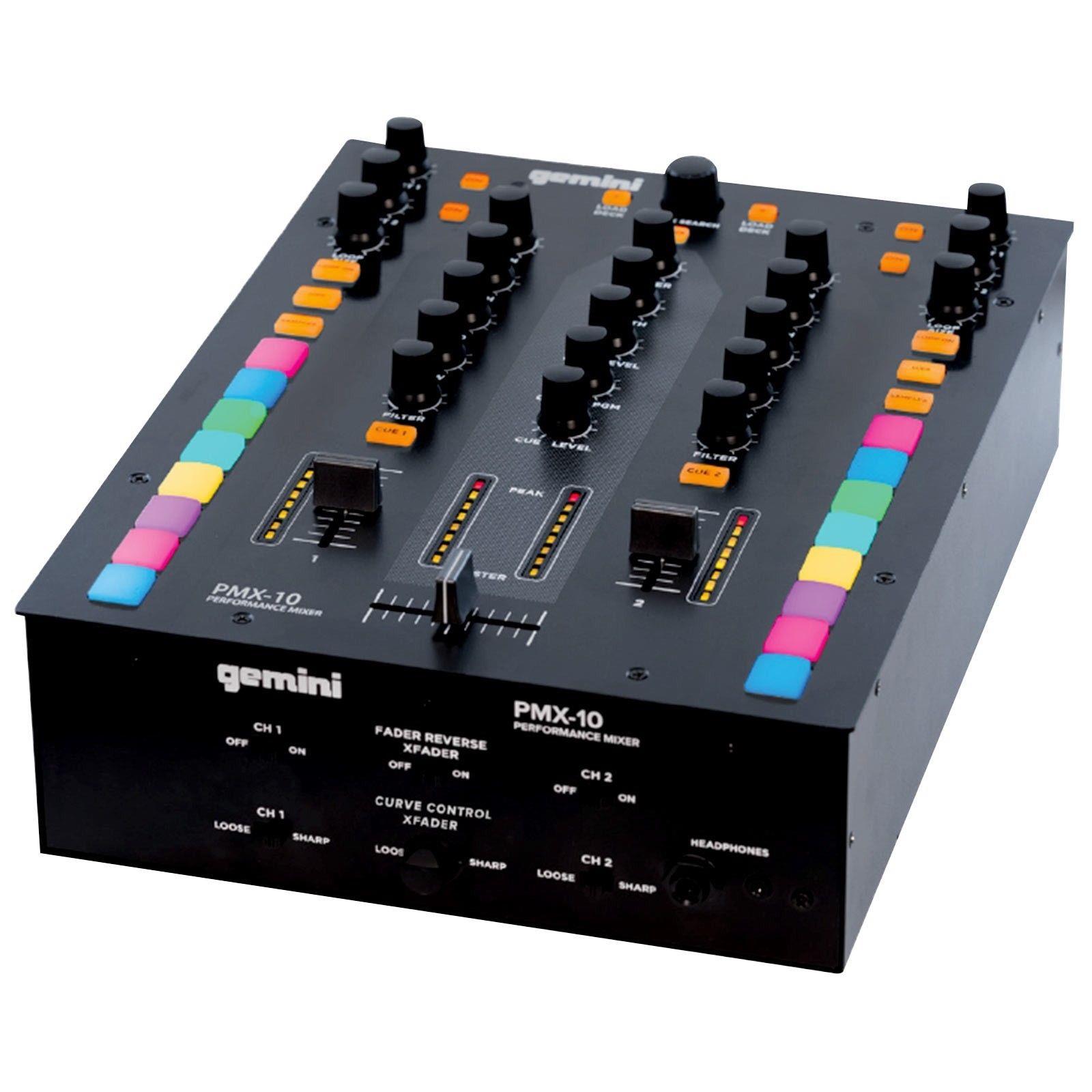 Gemini - PMX-10 - 2-Channel Combat-Ready Performance Digital Mixer
