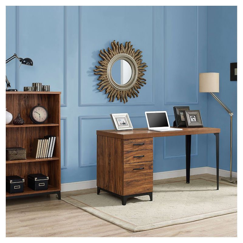 Lindsey Computer Desk - Antique Walnut - Whalen