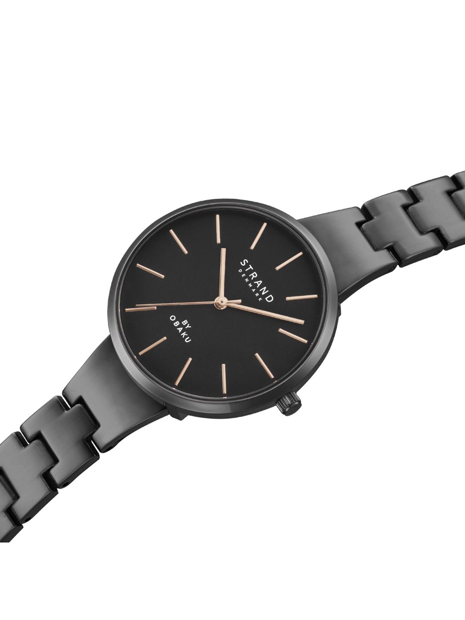 STRAND by Obaku S700LXBBSB Sunset Dark Analog Watch for Women