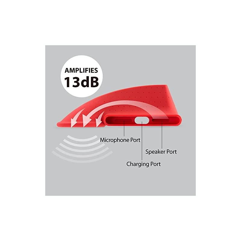 Collection Acoustic Sound Amplifier Phone Stand Speaker Desktop Dock Cradle for iPhone 11 amp 11 Pro Max XR amp XS Max iPhone 8 7 6 6s Plus Horn Stand Series Red Large