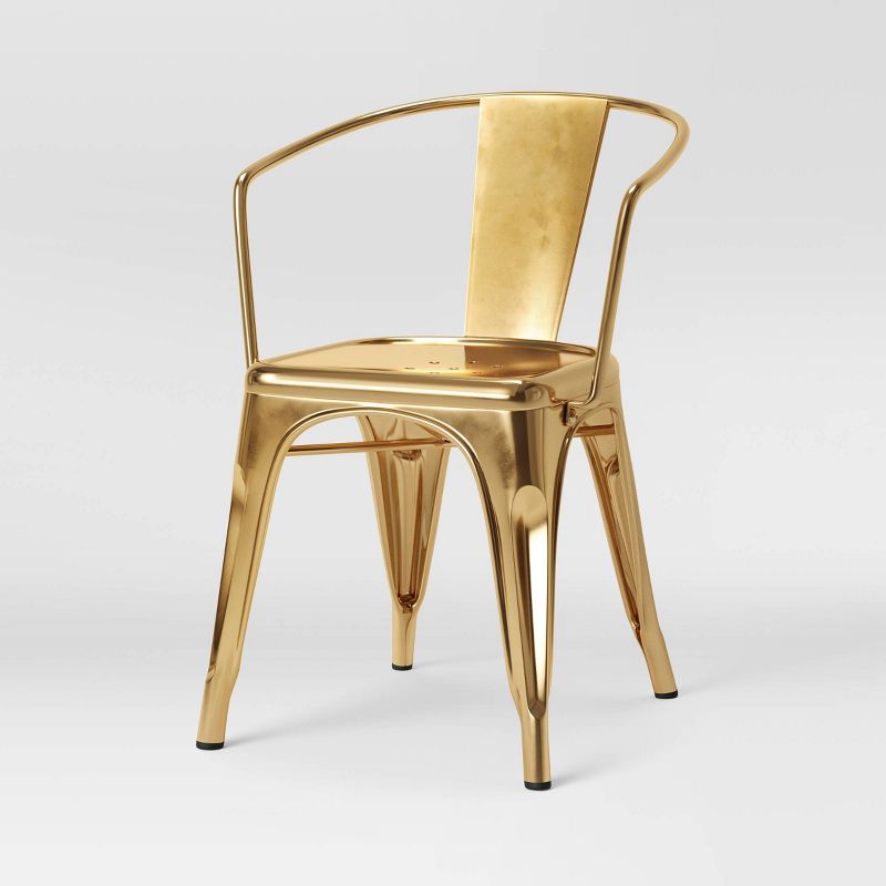 Carlisle Couture Metal Dining Chair Gold - ACEssentials
