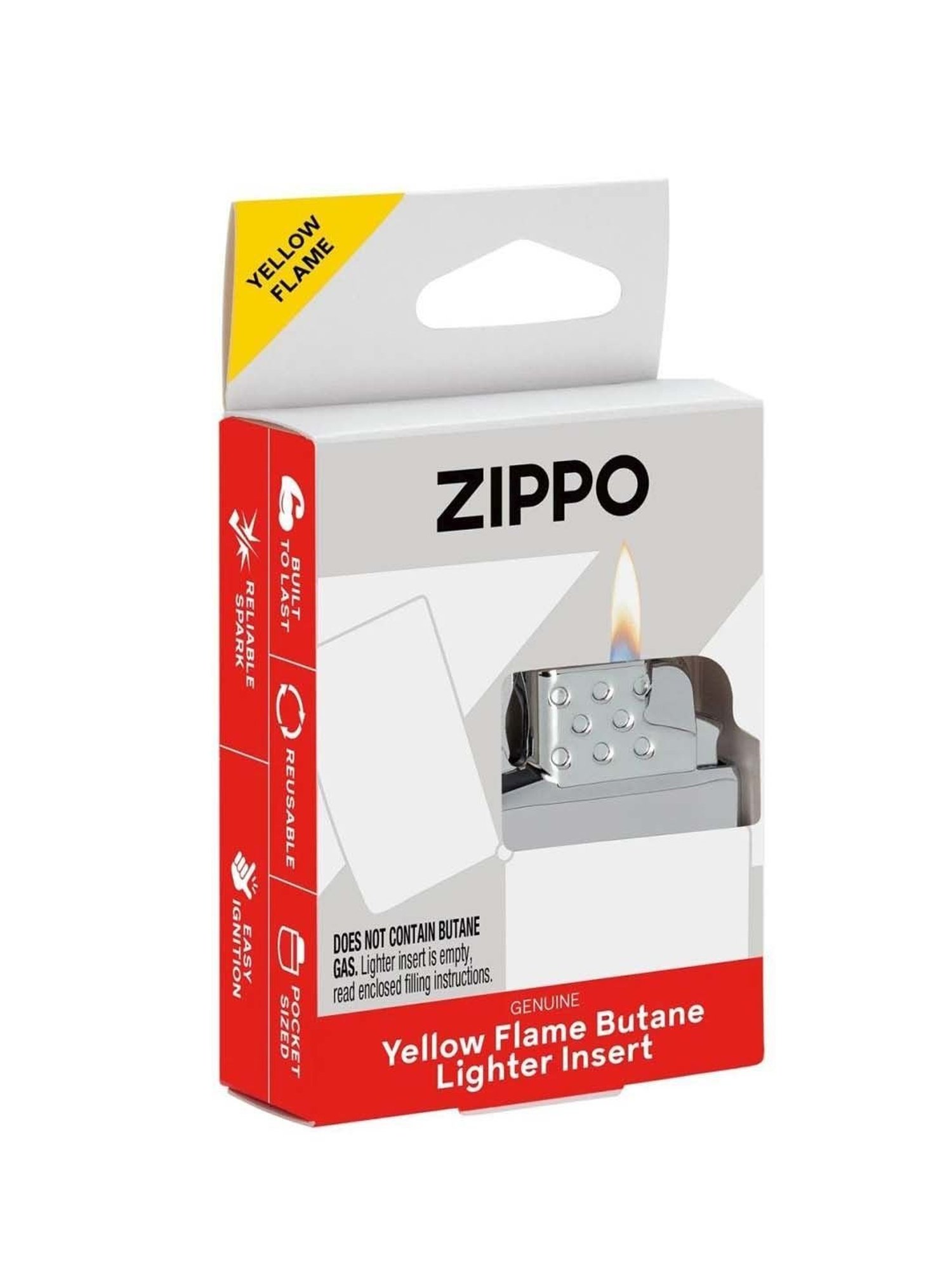 ZIPPO Silver Brass Windproof Pocket Lighter