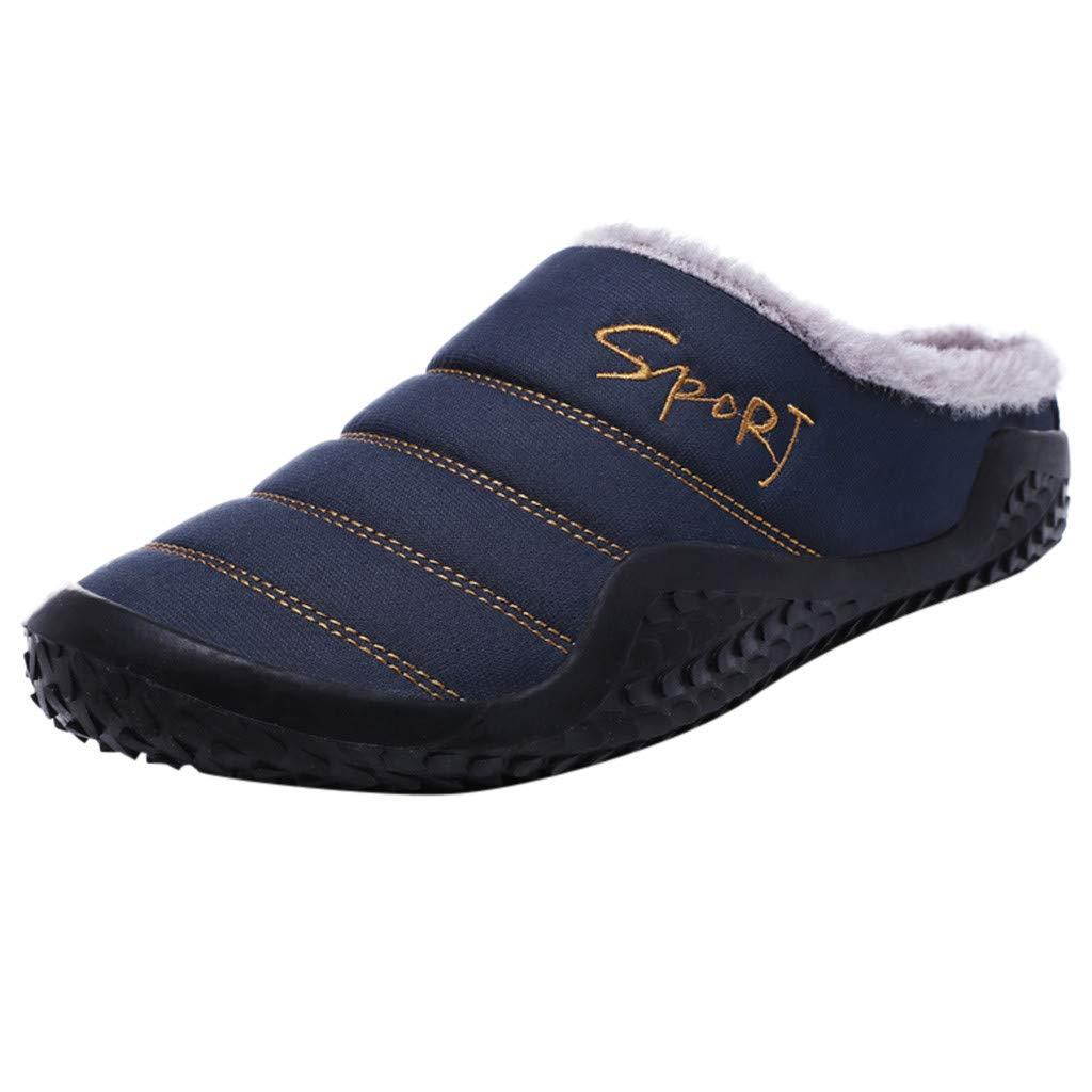 Shusuen Women's House Slippers Comfort Fuzzy Winter Home Shoes Slip On Indoor Outdoor Anti Slip Slippers