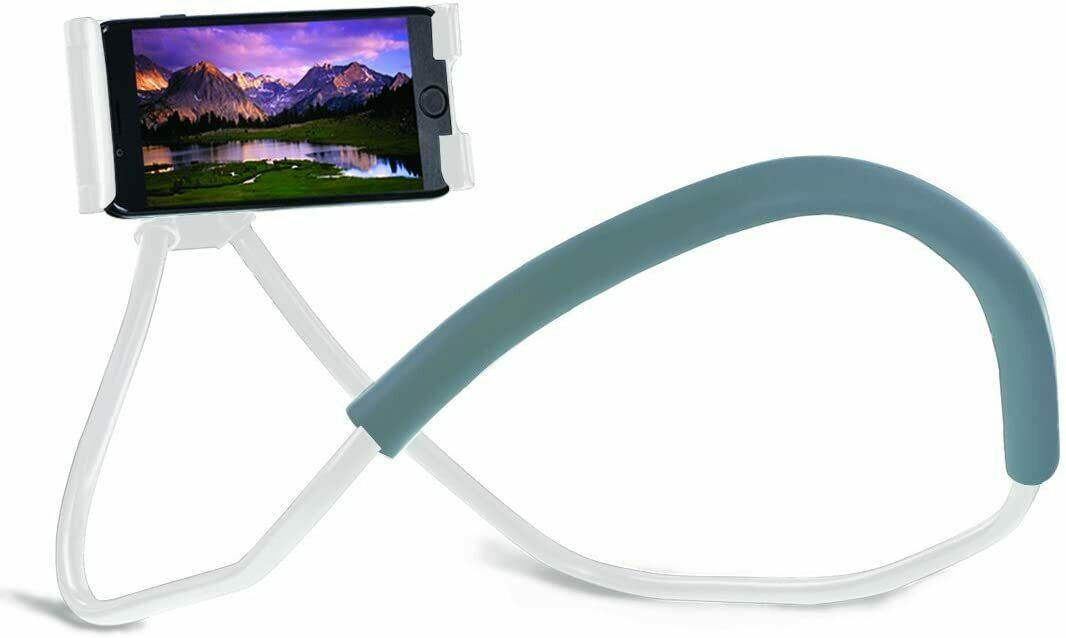 Aduro Lounger Cell Phone Mount Holder for Neck, Universal Smartphone Lazy Stand