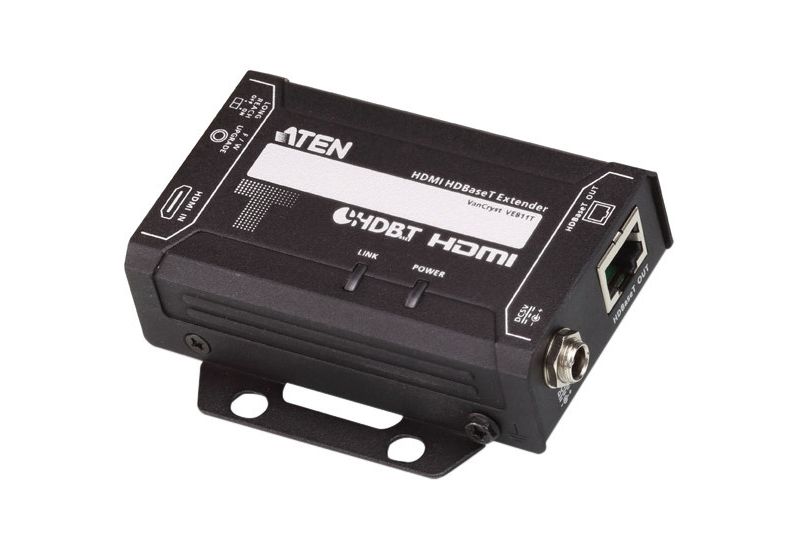 ATEN HDMI HDBaseT Receiver-TAA Compliant - 1 Output Device - 328.08 ft Range - 1 x Network (RJ-45) - 1 x HDMI Out - 4K - 4096 x 2160 - Twisted Pair