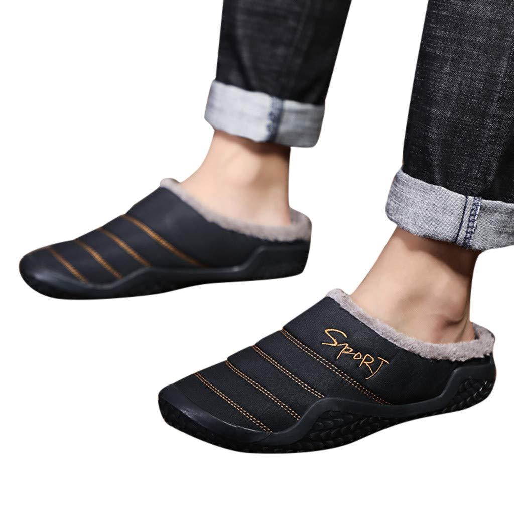 Shusuen Women's House Slippers Comfort Fuzzy Winter Home Shoes Slip On Indoor Outdoor Anti Slip Slippers