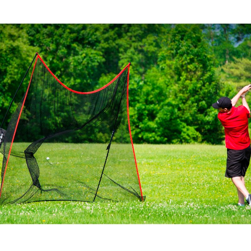 Rukket Sports 10 x 7-Foot Haack Indoor/Outdoor Home Heavy-Duty Golf Practice Knotless Net Golfer Training Aid