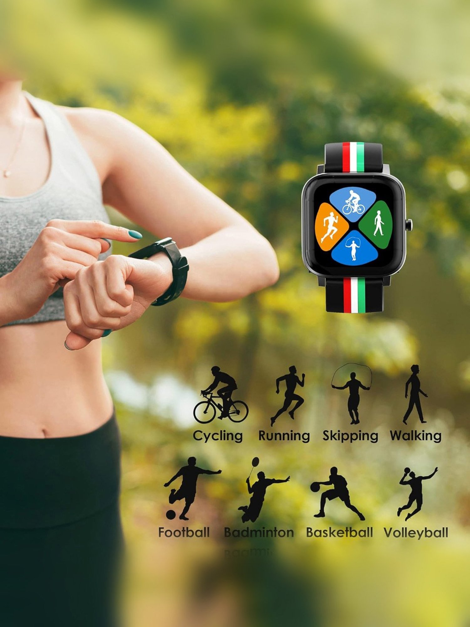 Probus P12 Full Touch Screen Smartwatch (Multicolor)