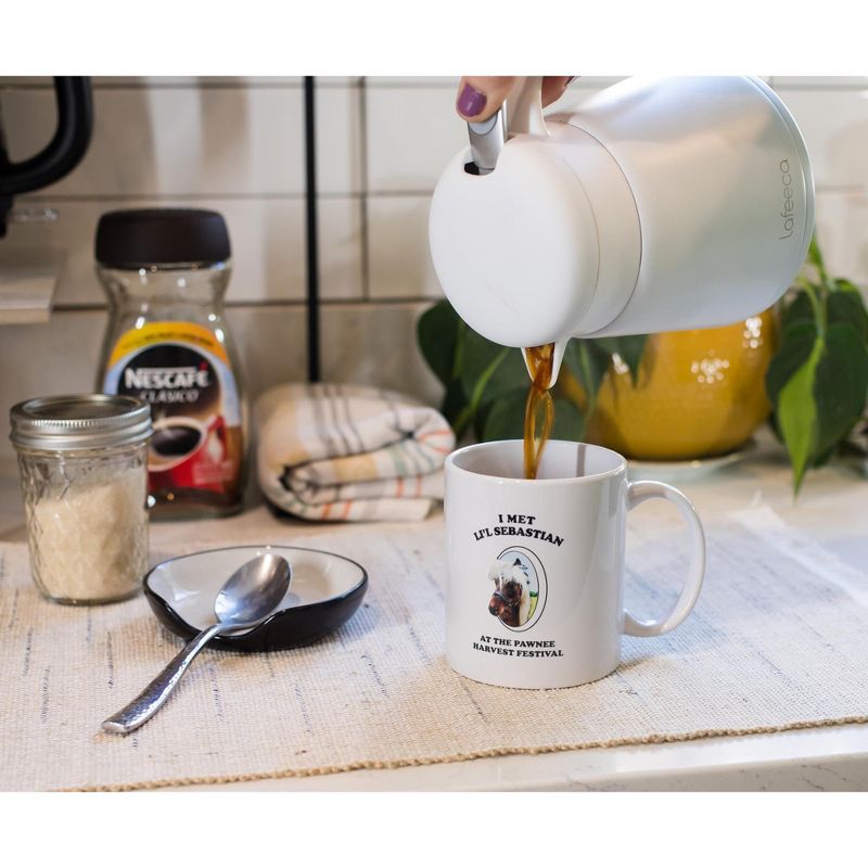 Surreal Entertainment Parks and Recreation "I Met Li'l Sebastian" Ceramic Mug | Holds 11 Ounces