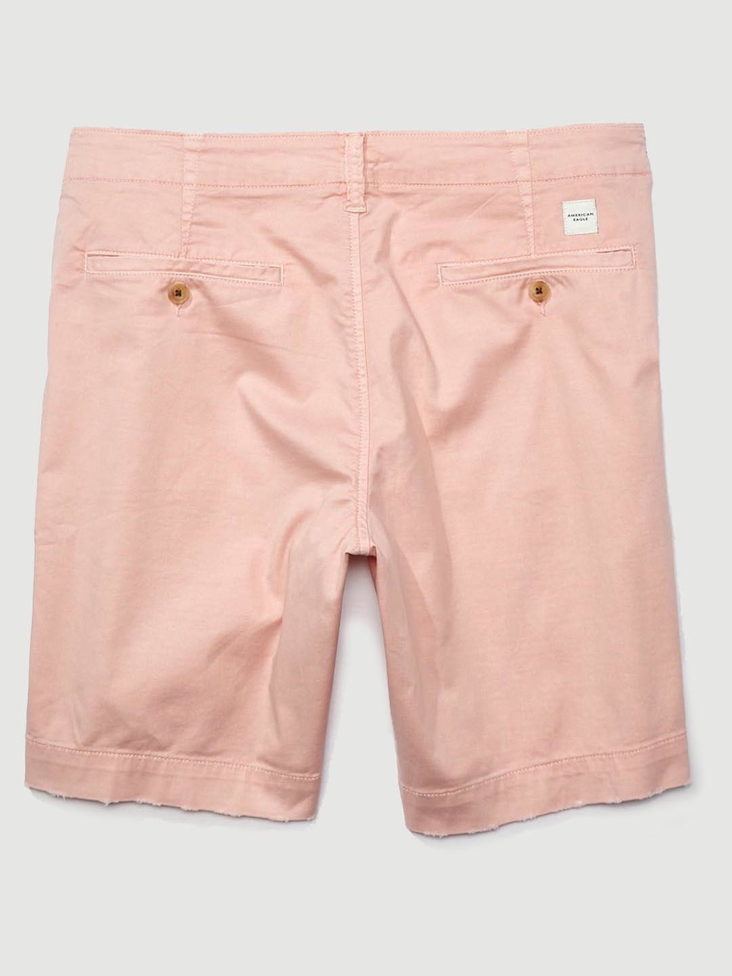 American Eagle Pink Cotton Regular Fit Shorts