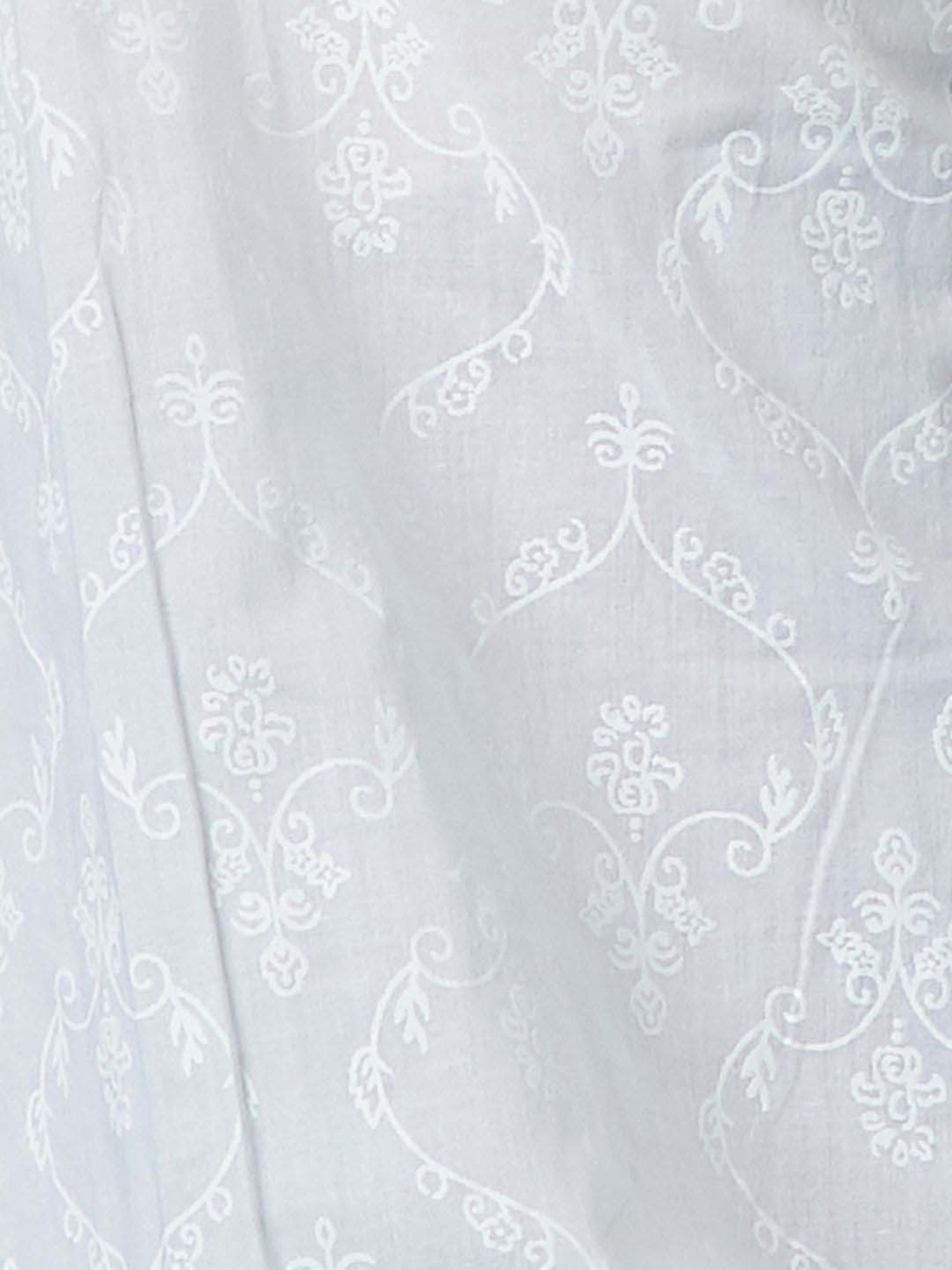 Melange by Lifestyle Off-White Cotton Printed Pants