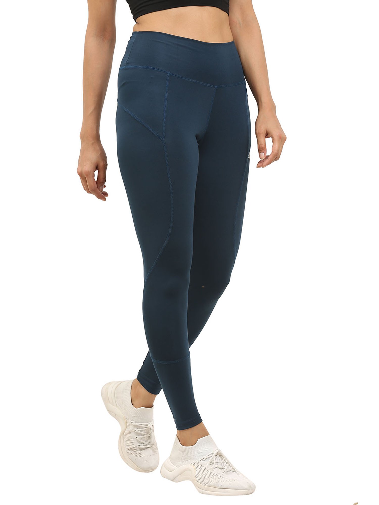 EVERDION Blue Slim Fit Tights