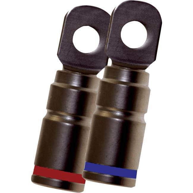 Absolute GRT100-1R Single Gold Power Ring Terminal Red Band
by Absolute