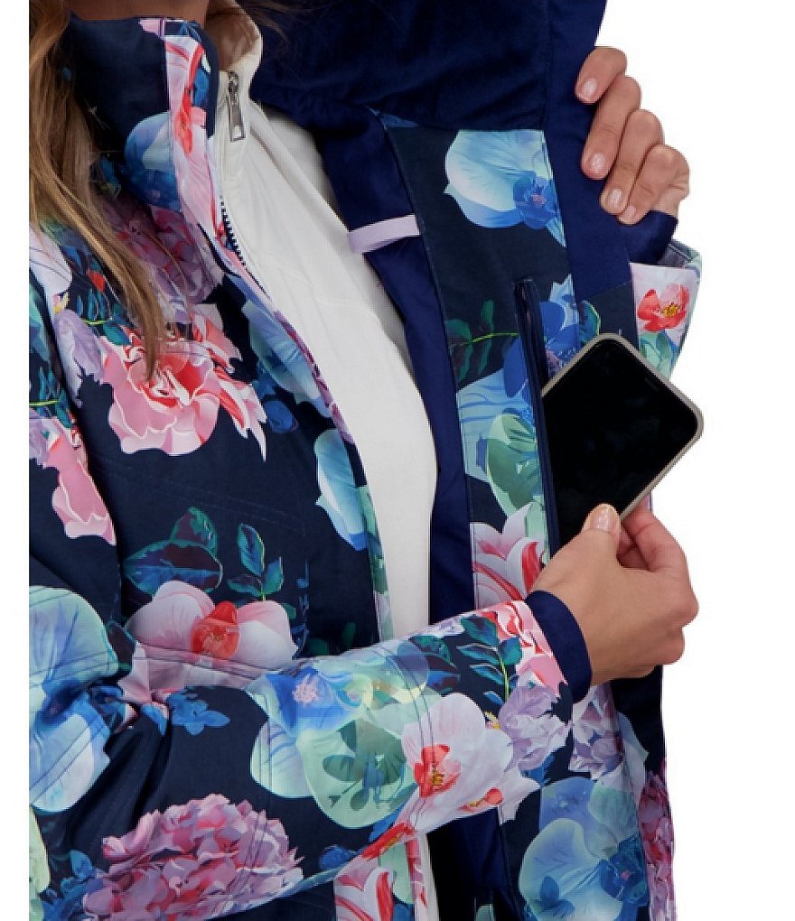 Obermeyer Tuscany II HydroBlock&reg; Elite Faux Fur Fleece Lined Stand Collar Hooded Jacket