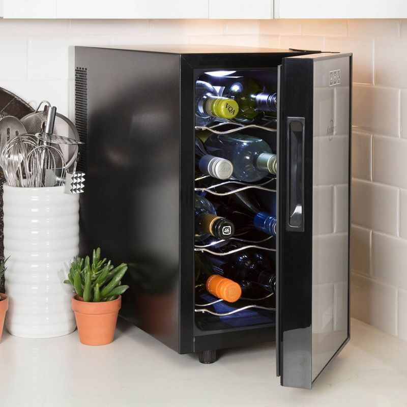 Koolatron 8-Bottle Counter Top Wine Cooler - Black