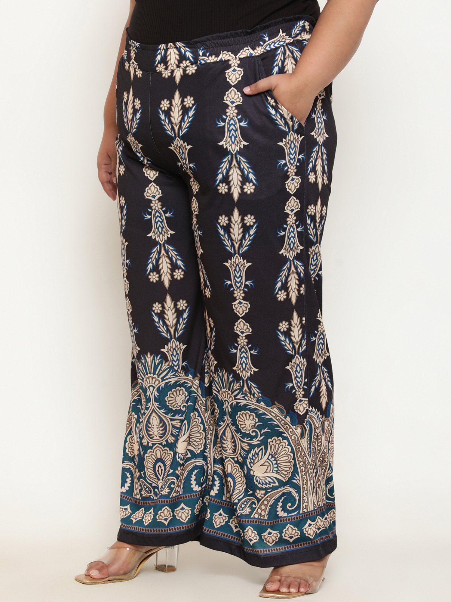 KENDALL + KYLIE Black Mid Rise Pants