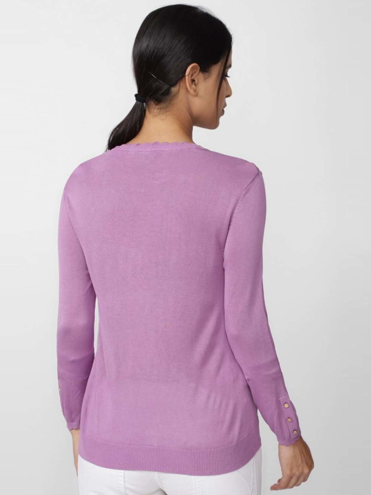 Van Heusen Purple Regular Fit Top