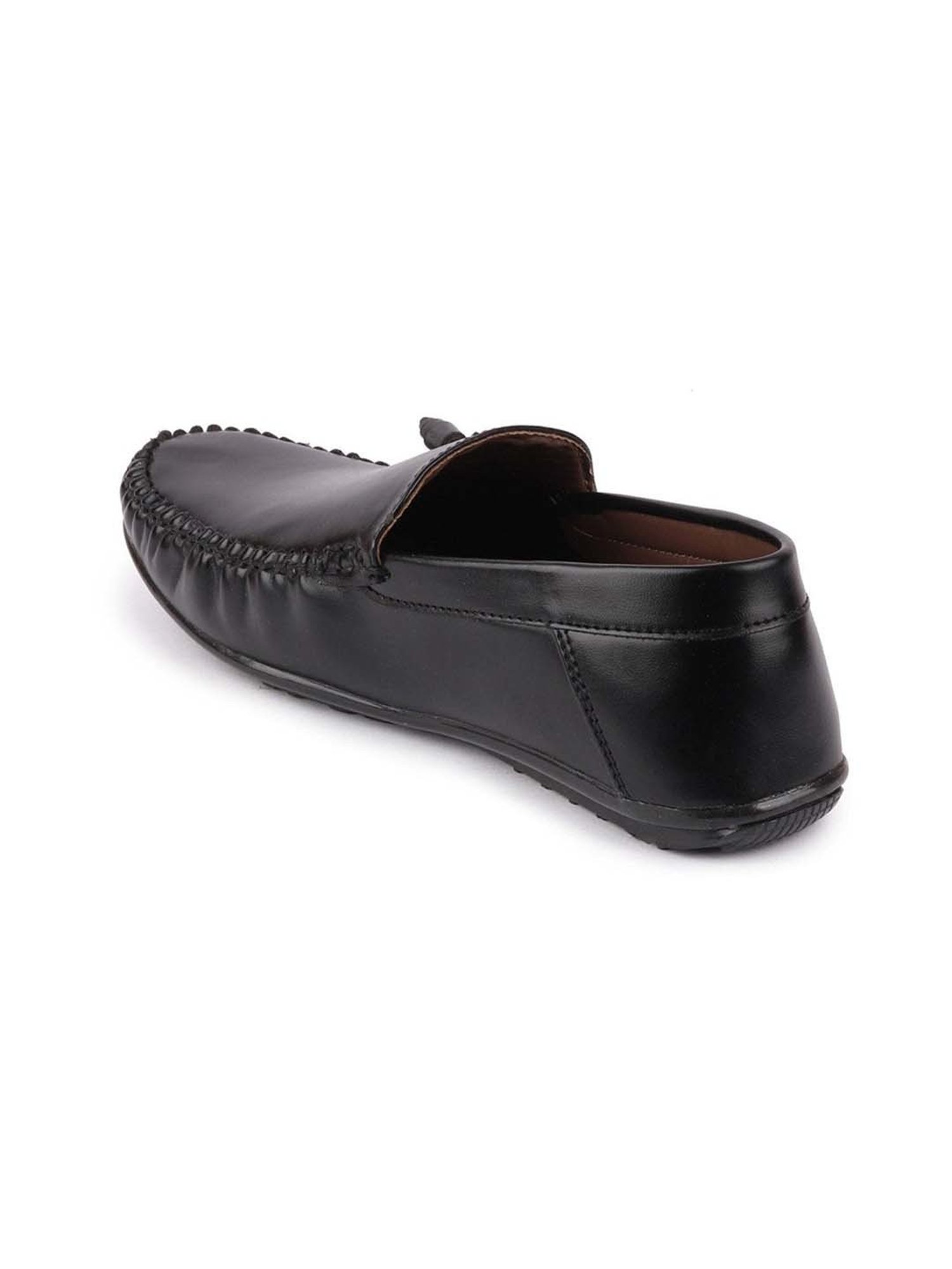 Fausto Men's Black Casual Mocassins