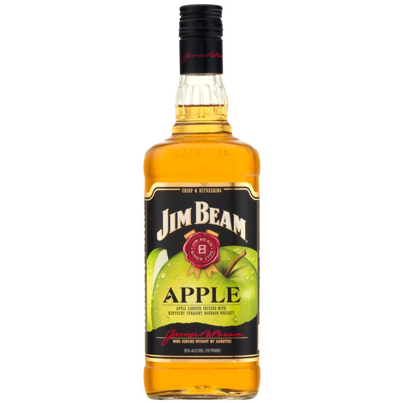 Jim Beam Apple Bourbon Whiskey - 750ml Bottle