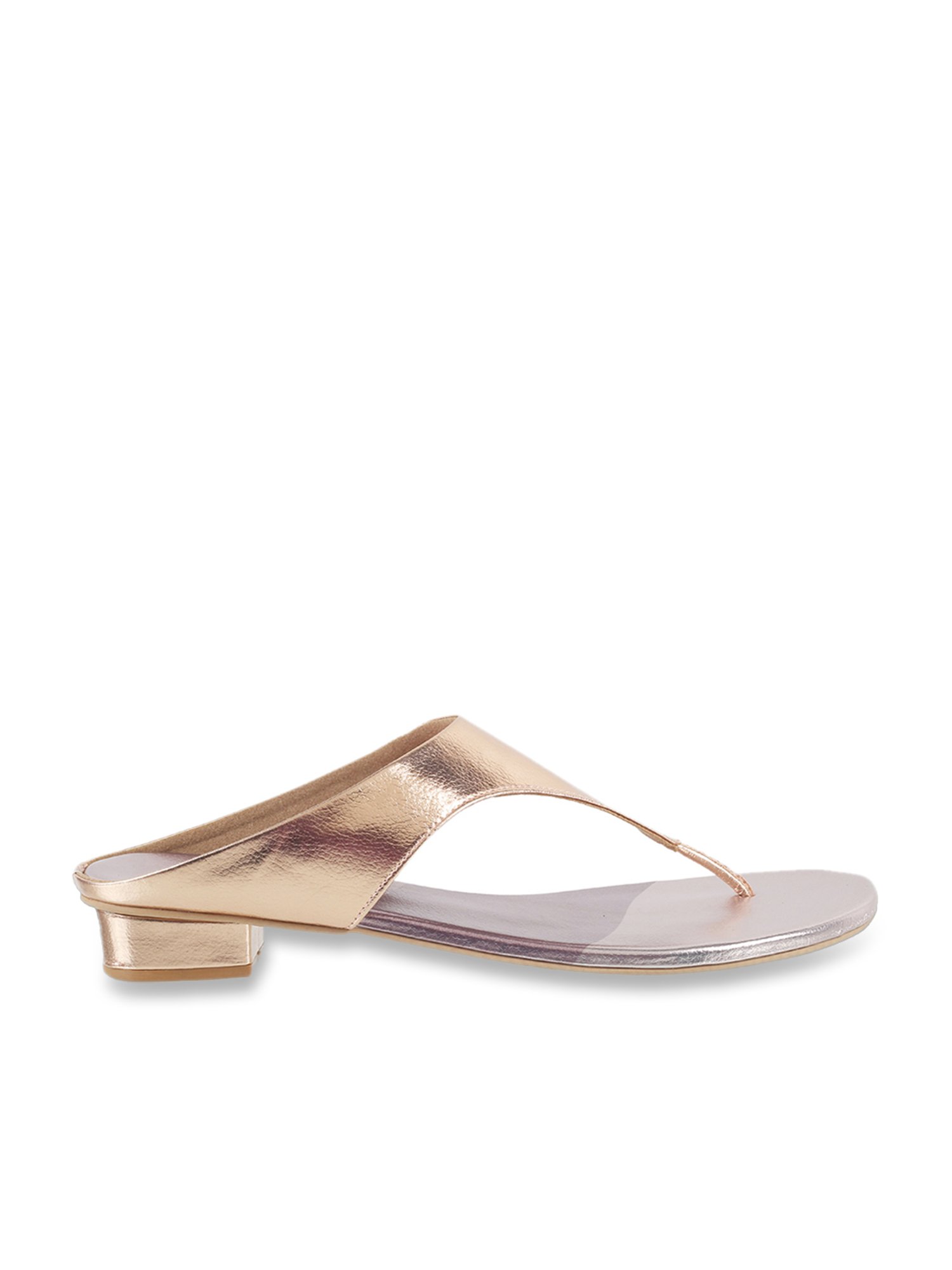 Metro Women's Rose Gold Thong Sandals