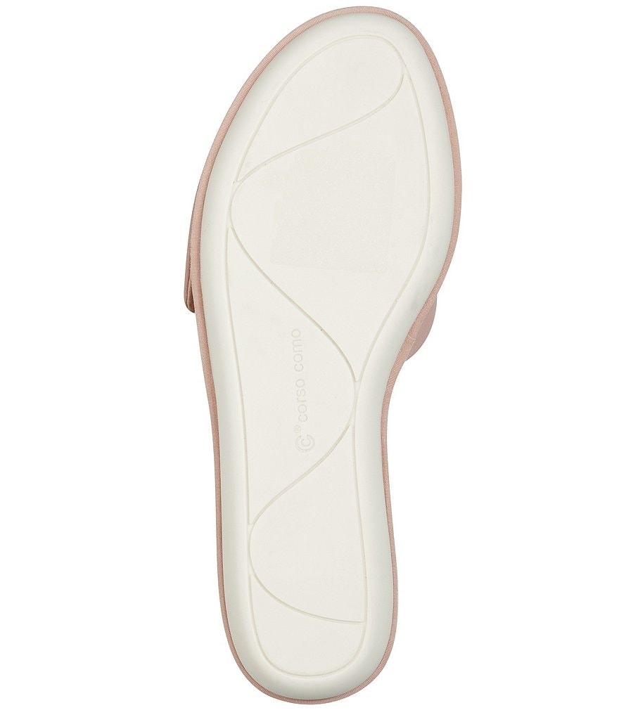 CC Corso Como Bahlia Nubuck Buckle Slide Sandals