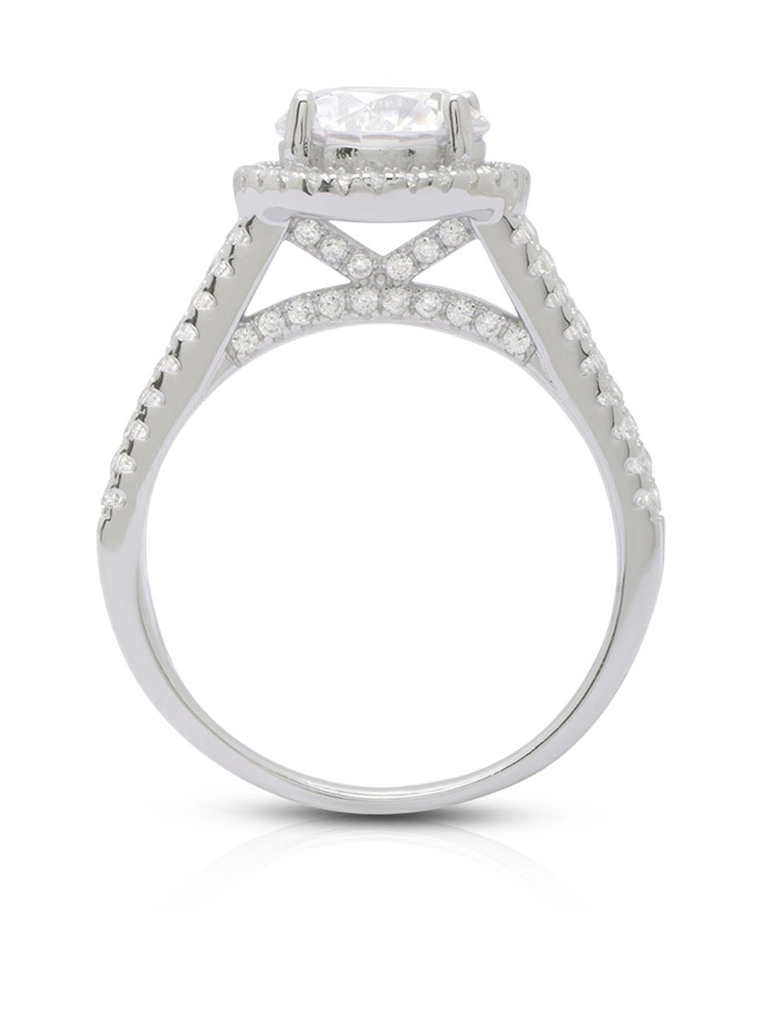 Anayra 92.5 Sterling Silver Sparkling Ring for Women