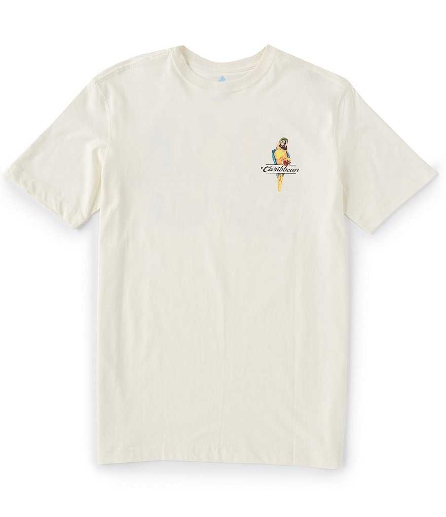 Caribbean Big & Tall Throwback Short-Sleeve Graphic Tee