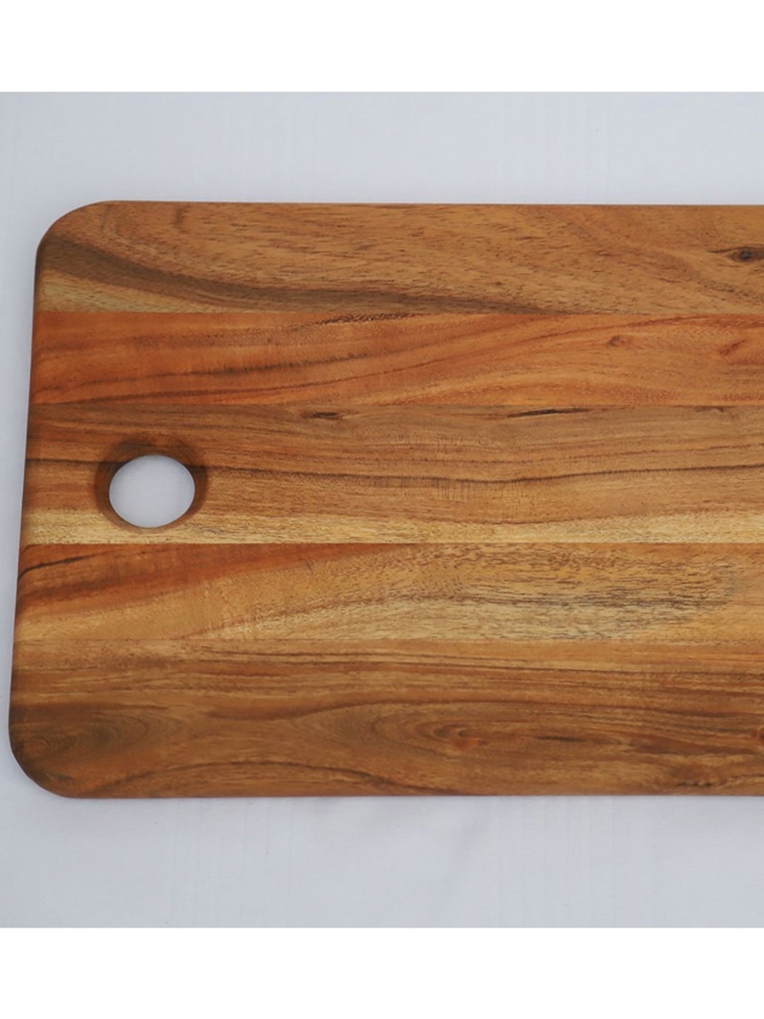 Crayton Natural Beige Mango Wood Chopping Board - Set of 1