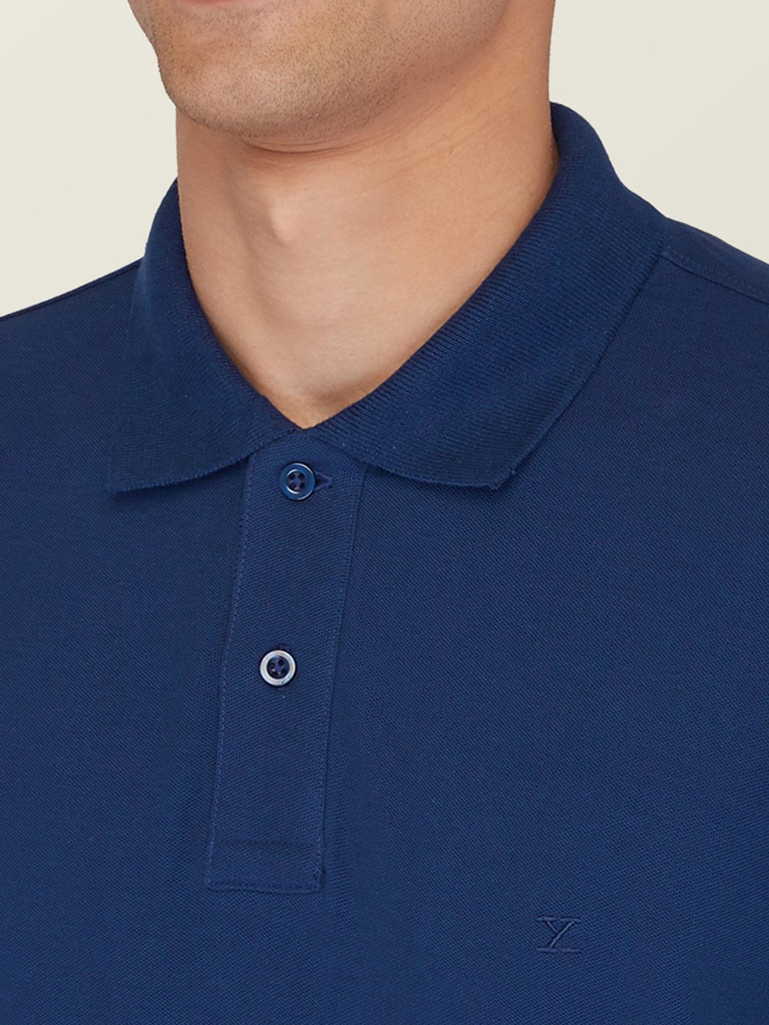XYXX Navy Polo T-Shirt