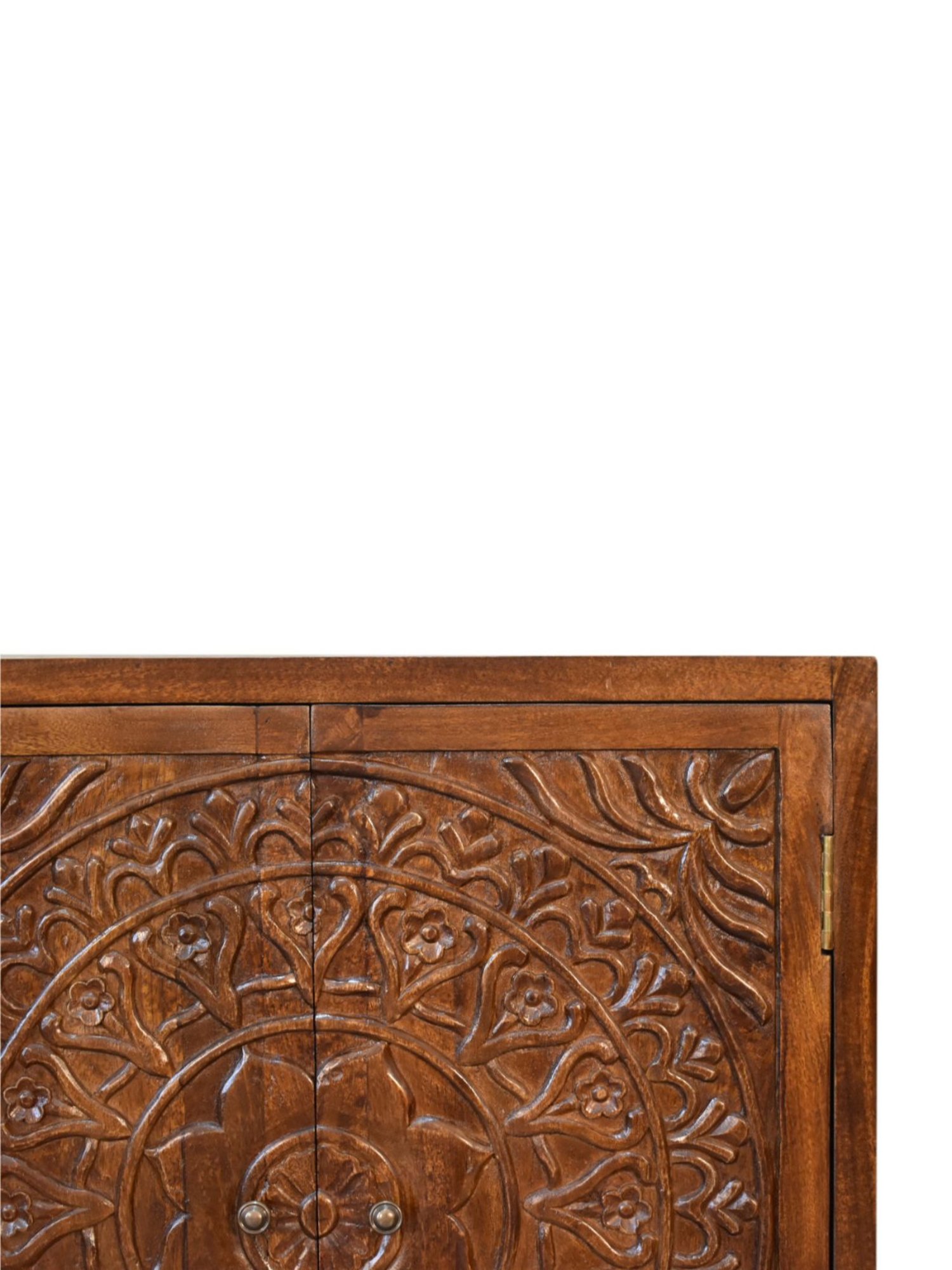 Artisan Furniture Tova Brown Wood Cabinet