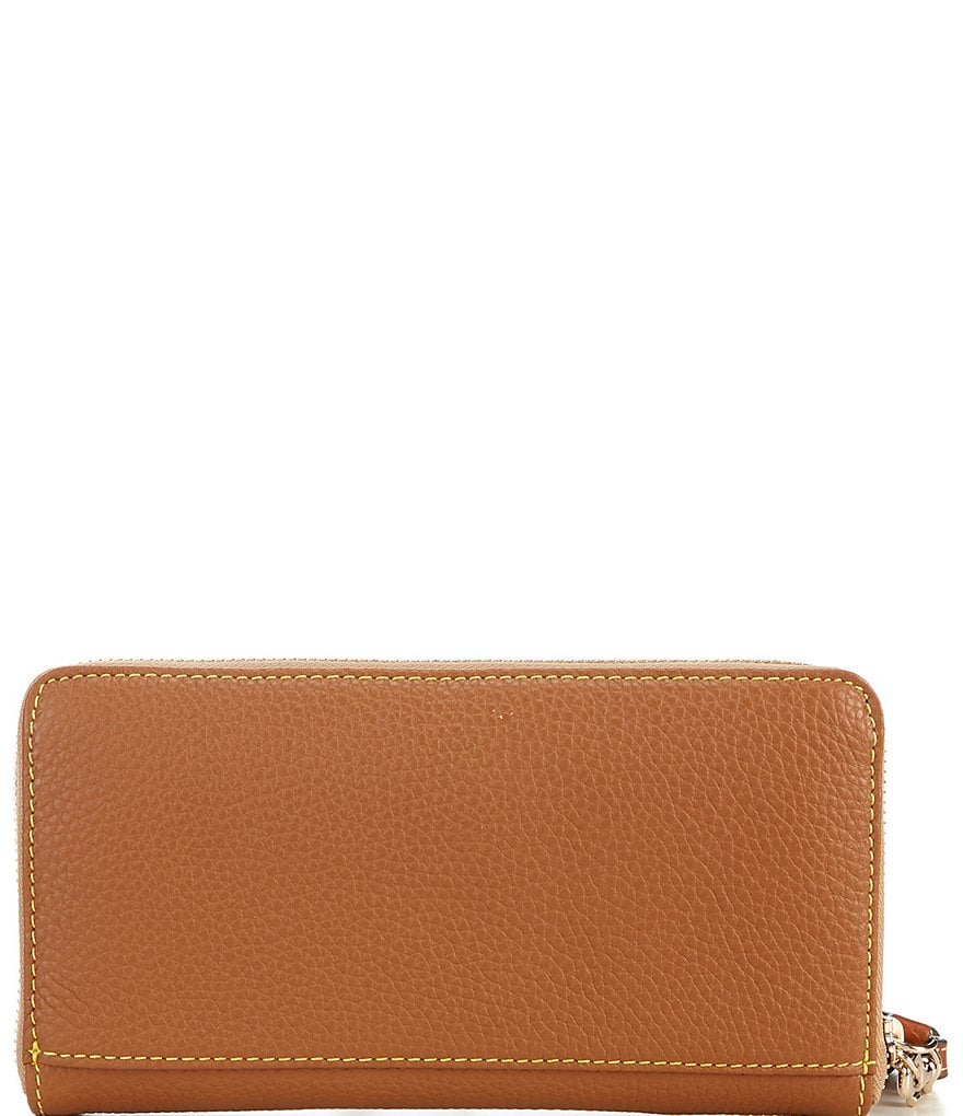 Dooney & Bourke Pebble Collection Large Zip Around Wristlet