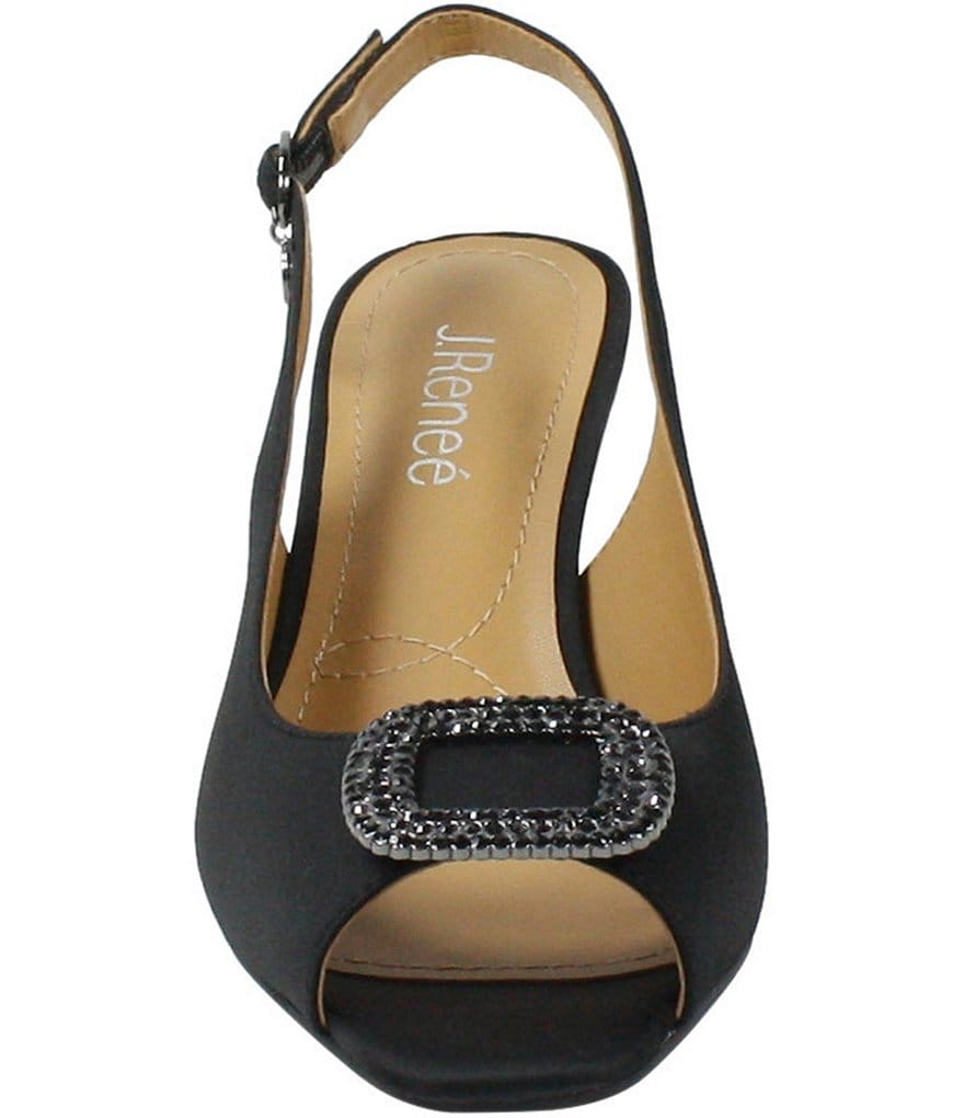 Trotters Kari Pearlized Leather Block-Heel Pumps