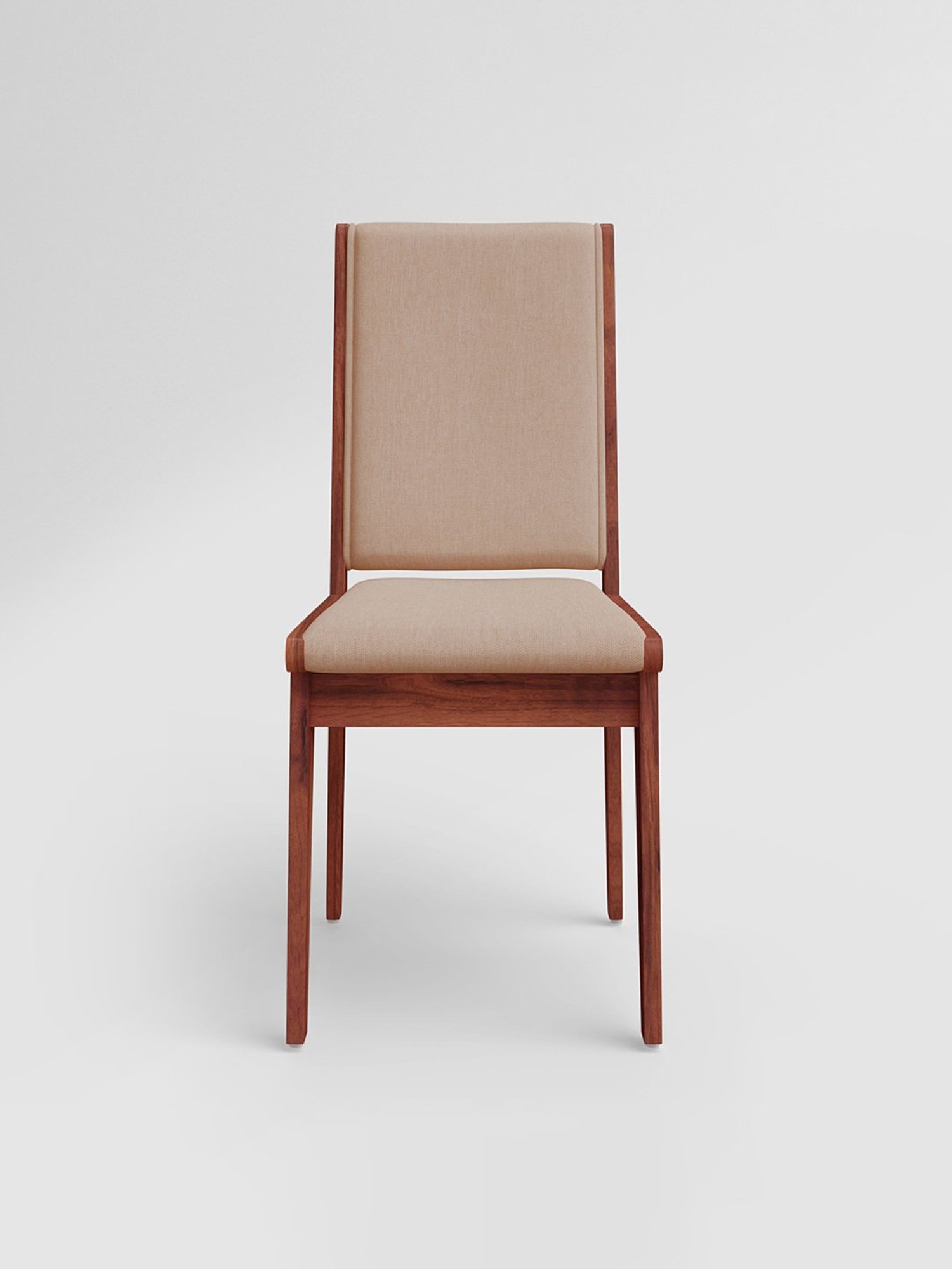 Godrej Interio Bliss Beige Sheesham Wood Dining Chair (Set of 2)