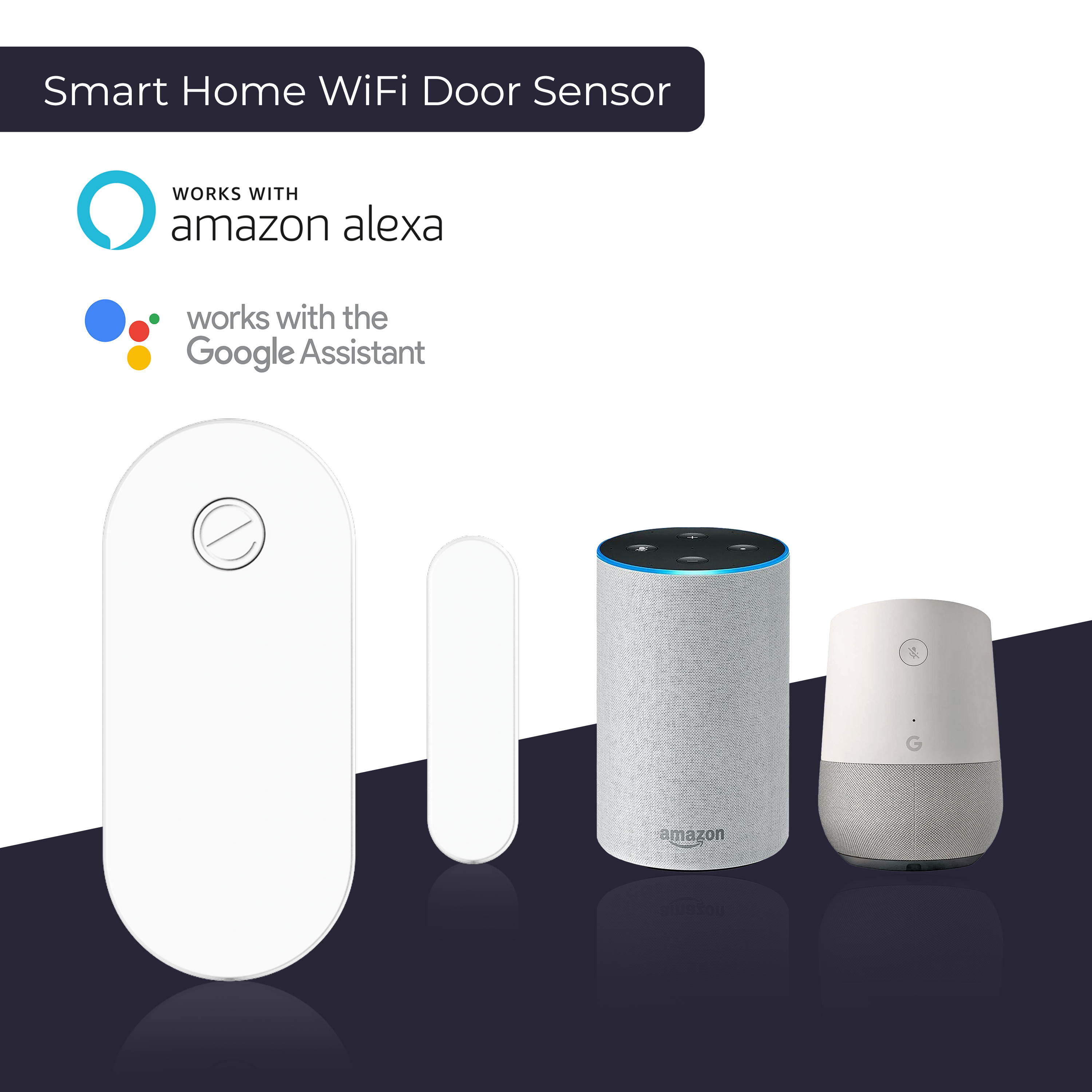 eco4life Wireless Smart Home Security Starter Kit Home Automation System | Hub | Motion Sensor | Multi-Purpose Sensor | Temperature and Humidity Sensor , 24/7 monitoring system - no contract