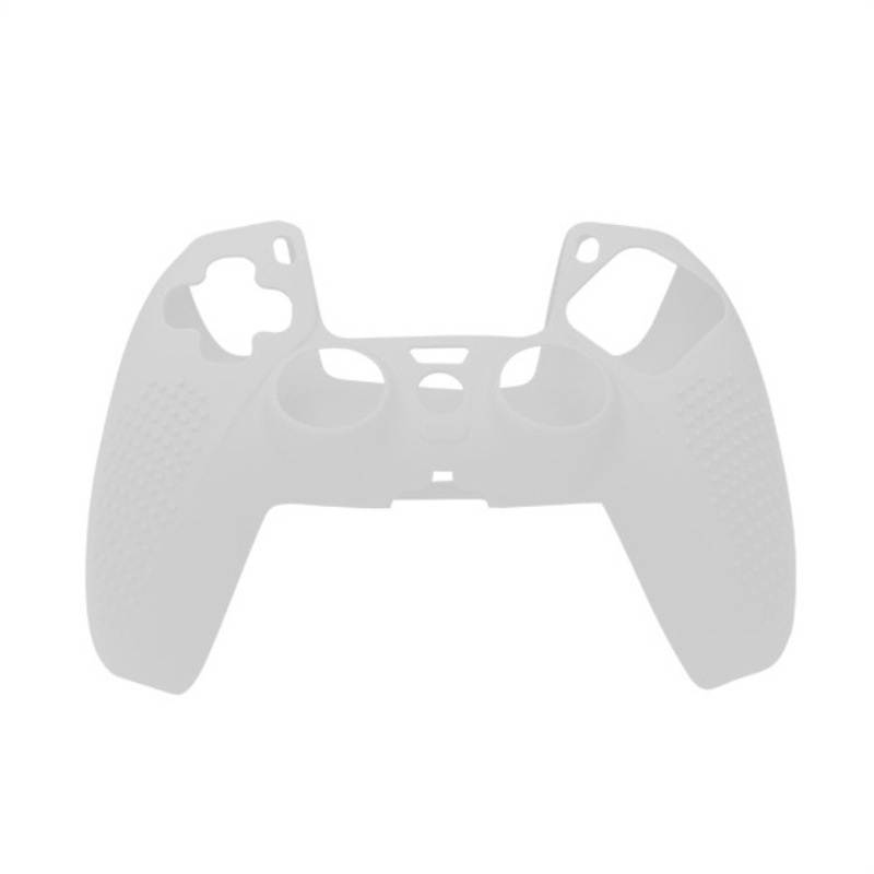 Silicone Protective Casefor PS5 Game Controller Non-Slip Protective Sleeve Cover for Playstation 5 Gamepad-White