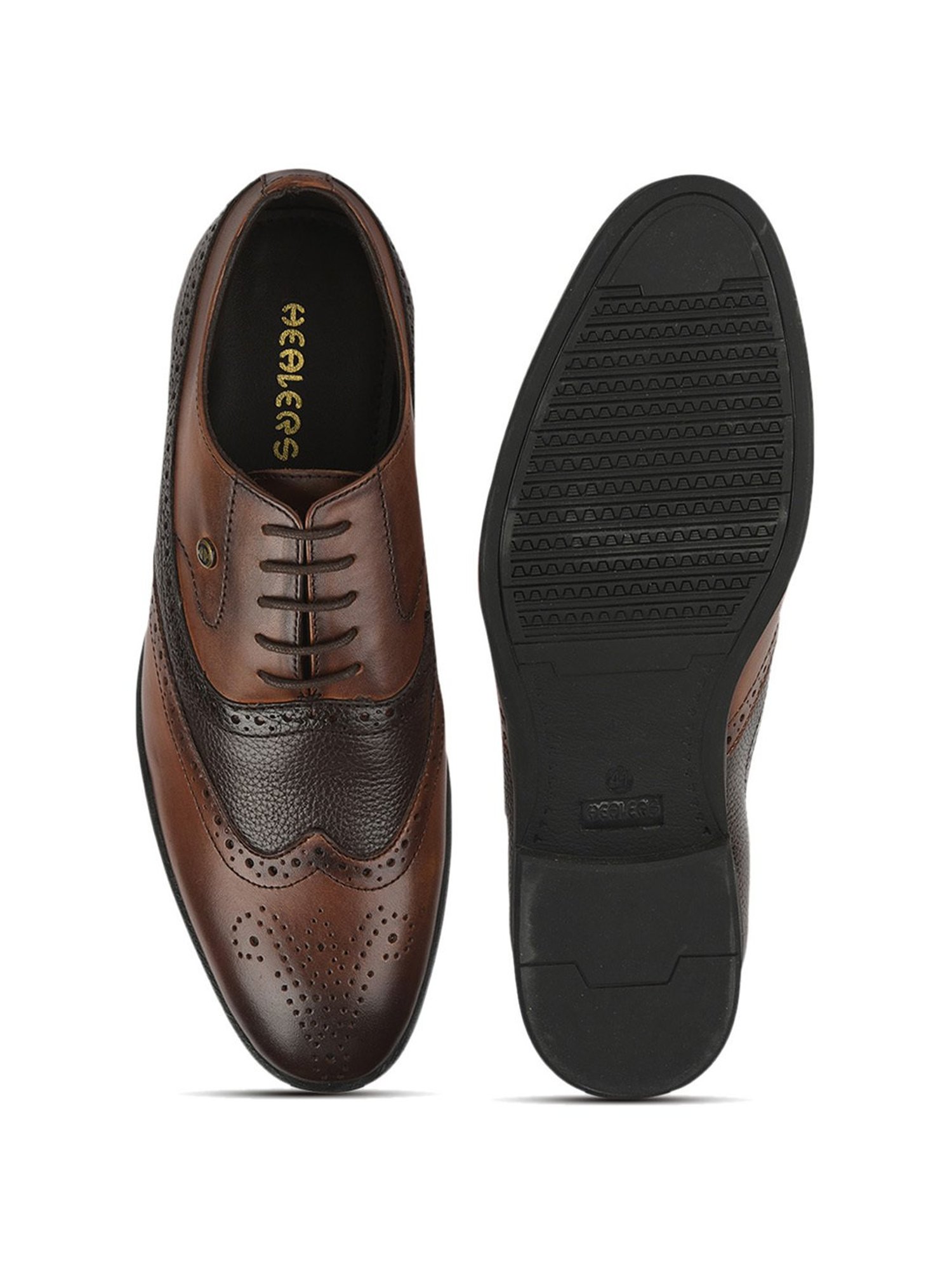 Healers by Liberty Men's Brown Brogue Shoes