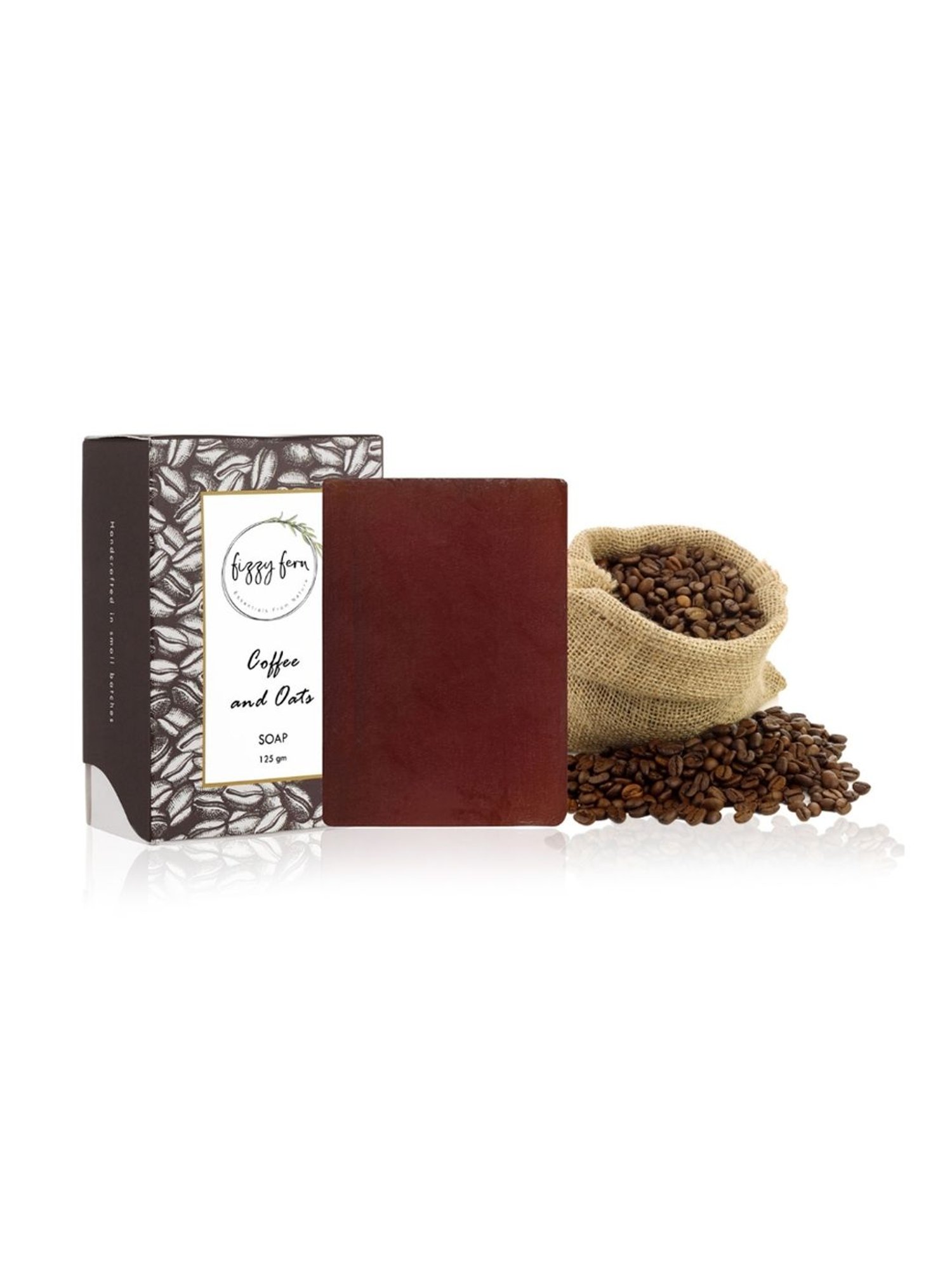Fizzy Fern Coffee and Oats Soap - 125 gm