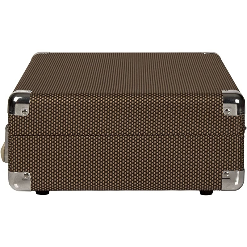 Turntable Record Player Speaker Portable Vinyl Player 3 Speed Dust Free Suitcase Autostop RCA Output AUX Input Headphone Jack BeltDriven Extra Stylus Free Audio Cable 9W Teal