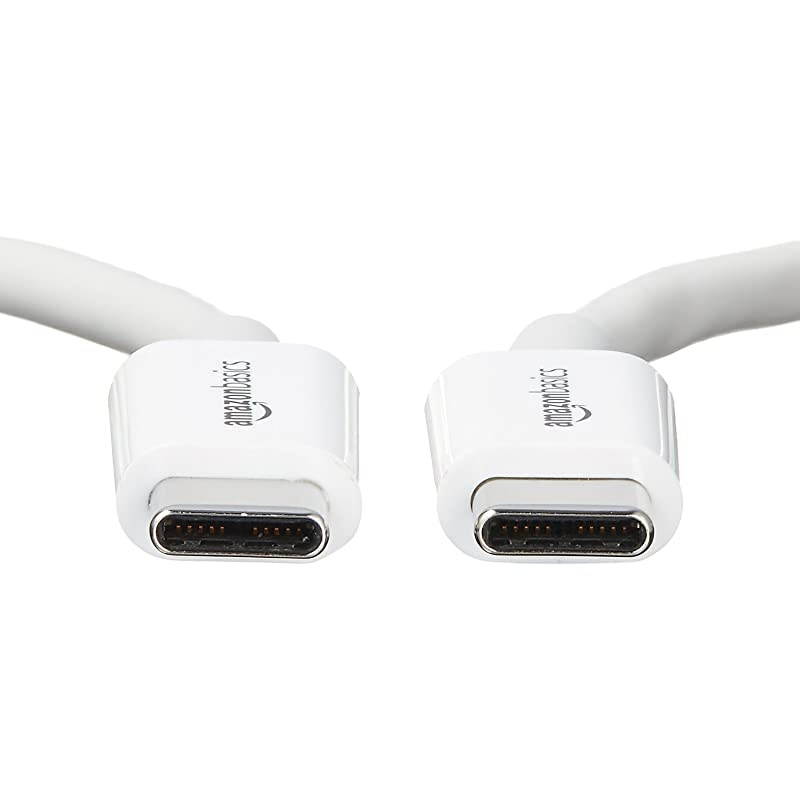 USB TypeC to USB TypeC 20 Charger Cable 9 Feet 27 Meters White